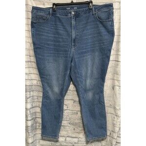 OLD NAVY Higher High Rise Rockstar Super Skinny Jeans Secret Slim Womens 49x27